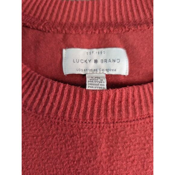 Distressed Lucky Brand Worn in Cozy Soft, Sweater. Sz. Large. Grunge, Normcore. - Picture 7 of 16